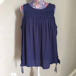 LOFT cold shoulder blouse